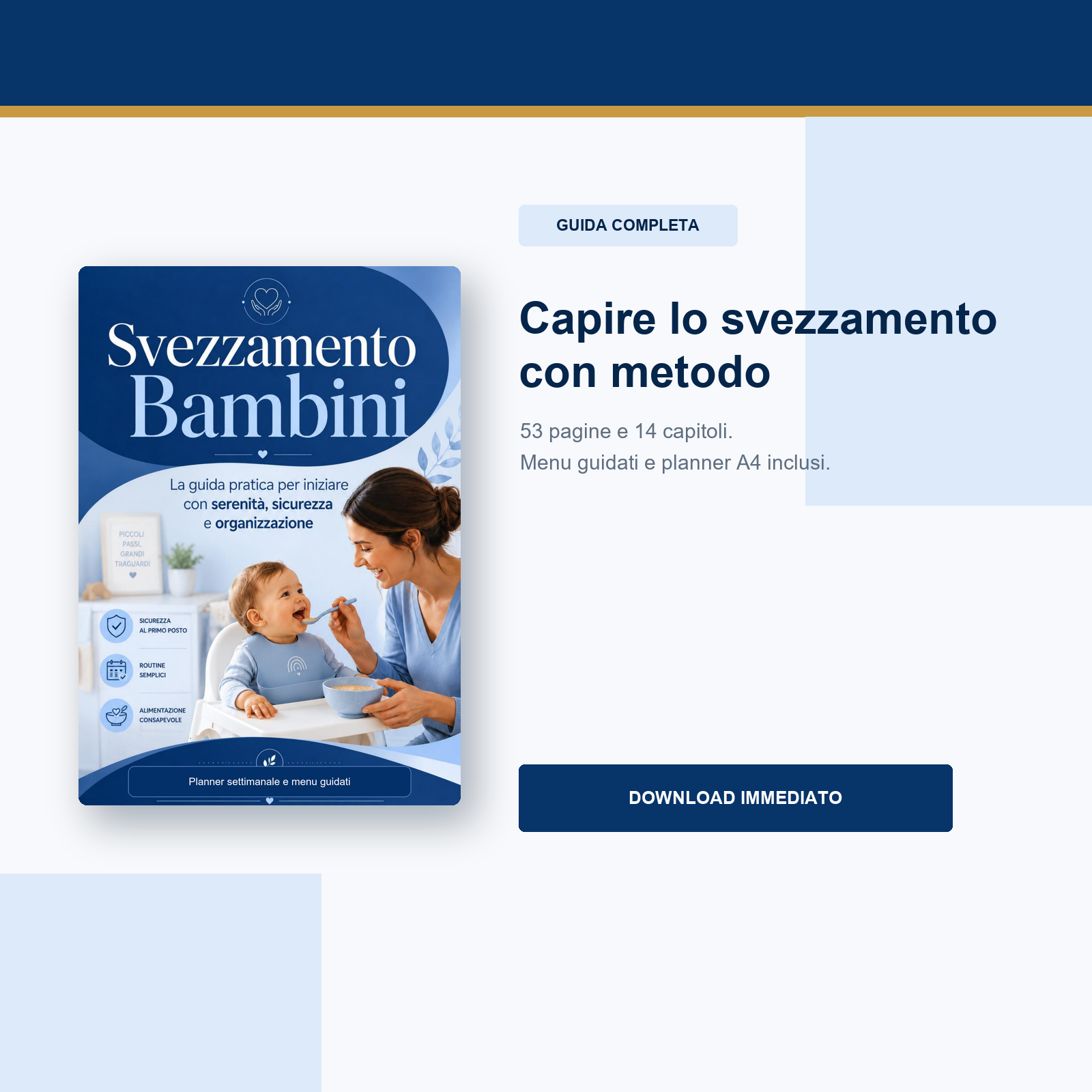 Guida Primi Assaggi sullo svezzamento